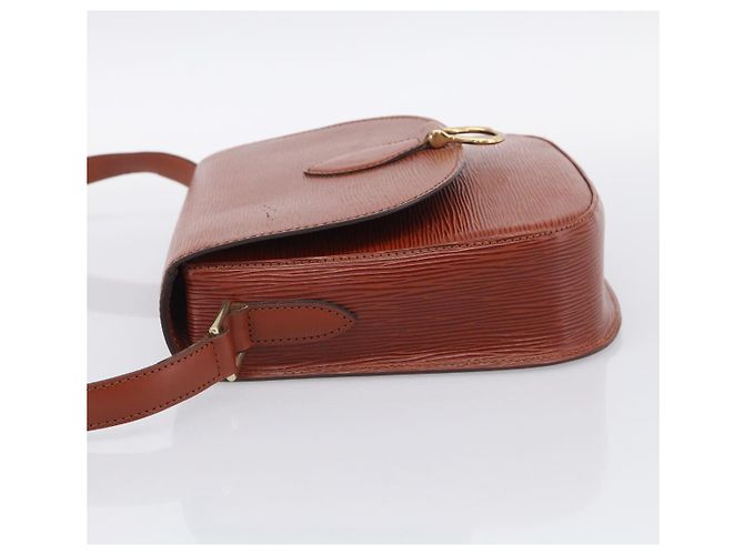 Saint-Cloud LOUIS VUITTON Epi Saint Cloud GM Shoulder Bag Brown M52193 LV - vista 3