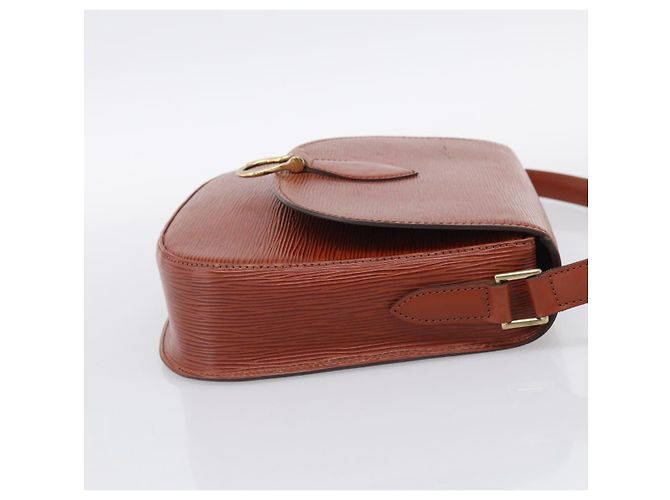 Saint-Cloud LOUIS VUITTON Epi Saint Cloud GM Shoulder Bag Brown M52193 LV - vista 4