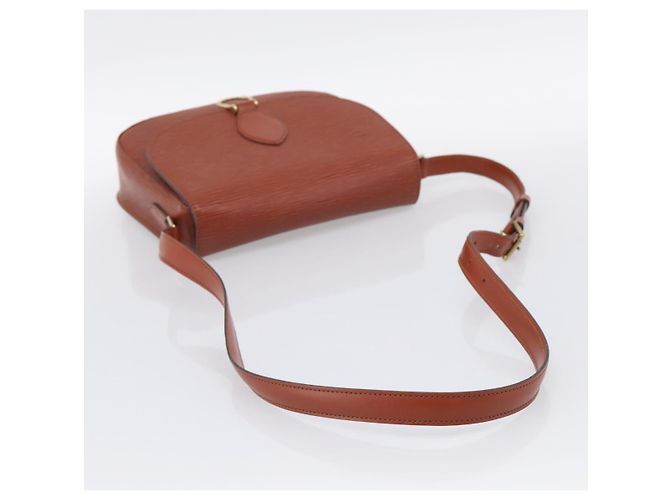 Saint-Cloud LOUIS VUITTON Epi Saint Cloud GM Shoulder Bag Brown M52193 LV - vista 7