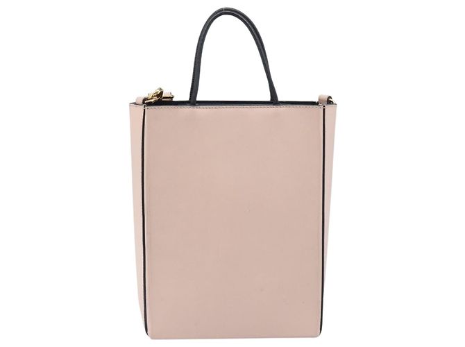 FENDI Hand Bag Leather 2way Pink Gold - vista 3