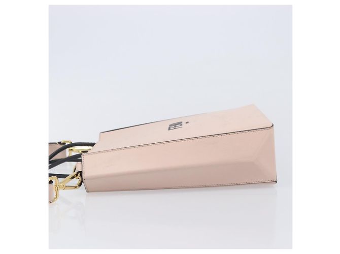 FENDI Hand Bag Leather 2way Pink Gold - vista 5