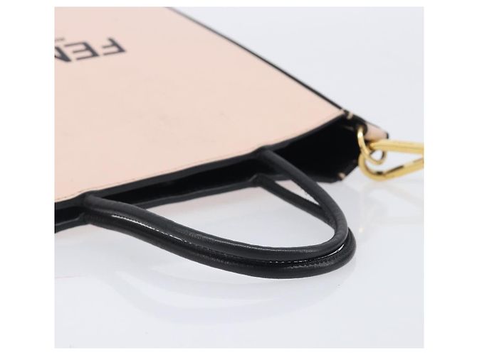 FENDI Hand Bag Leather 2way Pink Gold - vista 7