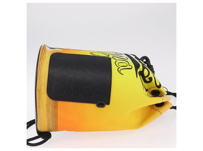 LOEWE Mala de Ombro Canvas Orange - vista 3