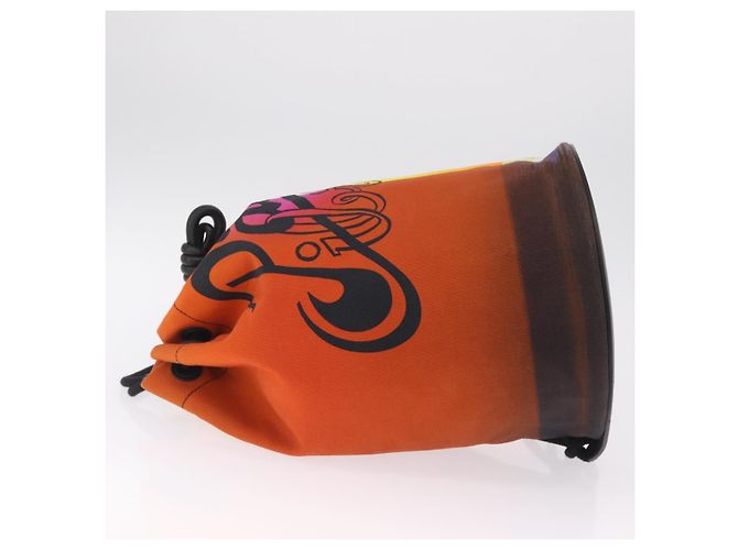 LOEWE Mala de Ombro Canvas Orange - vista 4