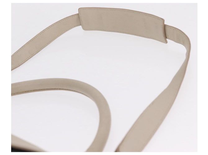 Trapèze Céline CELINE Trapeze Hand Bag Leather 2way Beige Gold - vista 15