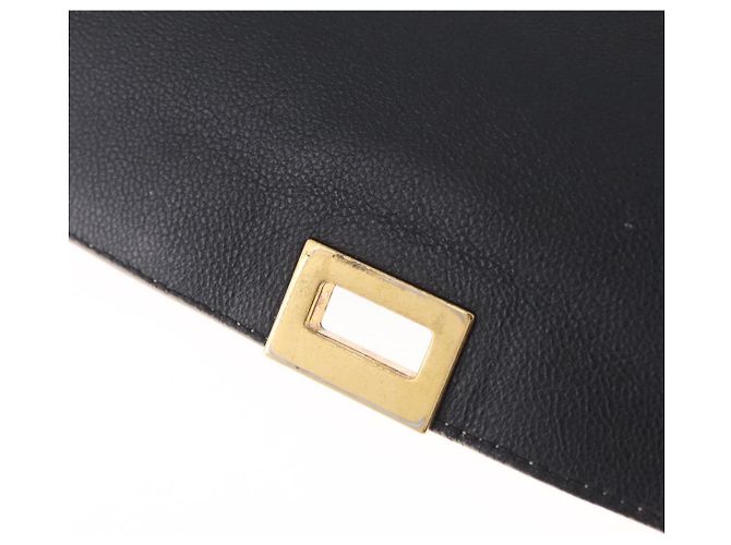 Trapèze Céline CELINE Trapeze Hand Bag Leather 2way Beige Gold - vista 24