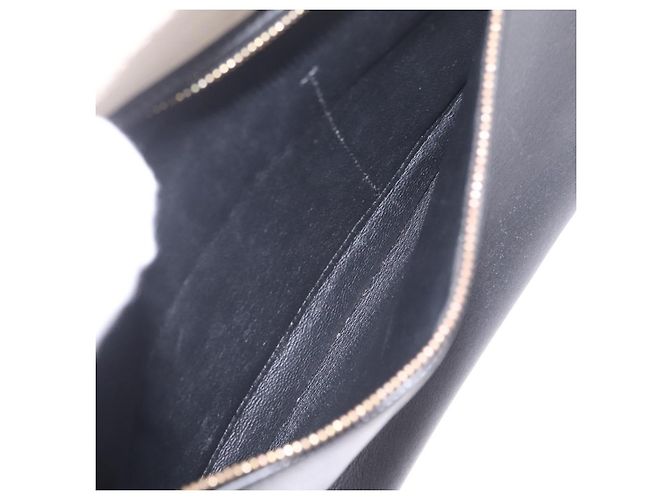 Trapèze Céline CELINE Trapeze Hand Bag Leather 2way Beige Gold - vista 32