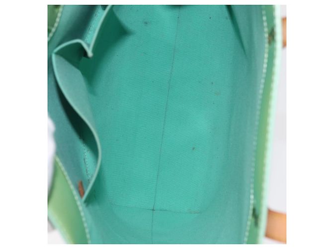 LOUIS VUITTON Monogram Vernis Reade MM Hand Bag Peppermint M91305 - vista 11