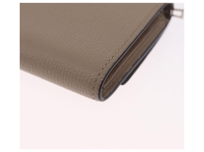 LOEWE Bifold Wallet Leather Beige Silver - vista 16