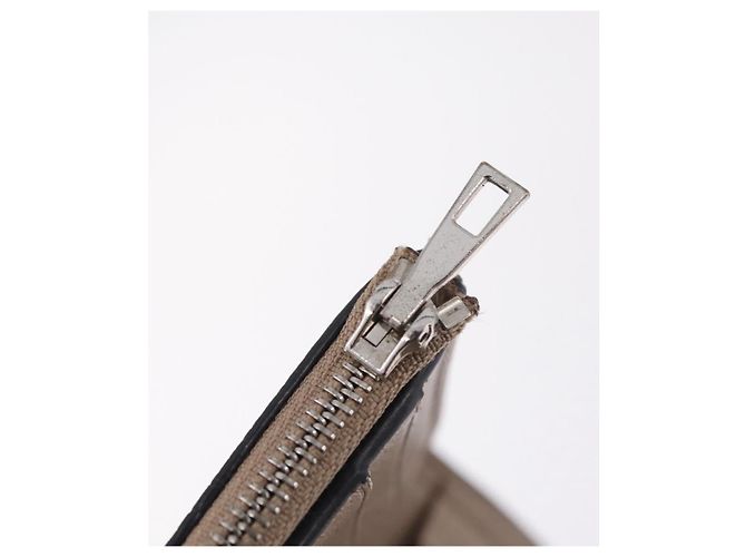 LOEWE Bifold Wallet Leather Beige Silver - vista 25