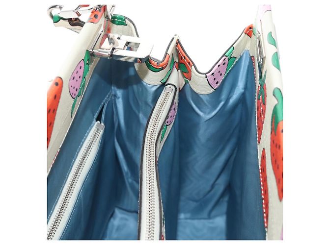 GUCCI Zumi Hand Bag Leather 2way Multicolor Silver 564714 - vista 23