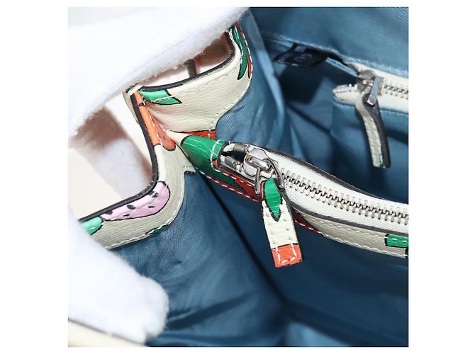 GUCCI Zumi Hand Bag Leather 2way Multicolor Silver 564714 - vista 25