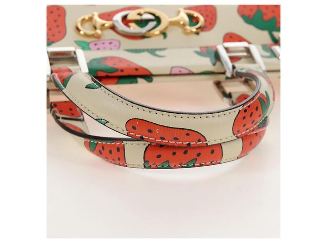 GUCCI Zumi Hand Bag Leather 2way Multicolor Silver 564714 - vista 7