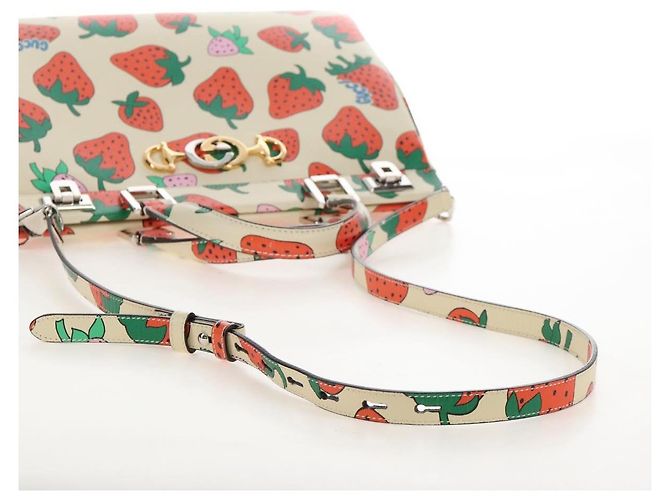 GUCCI Zumi Hand Bag Leather 2way Multicolor Silver 564714 - vista 9