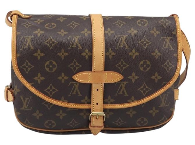 LOUIS VUITTON Monogram Saumur 30 Shoulder Bag M42256 LV - vista 3