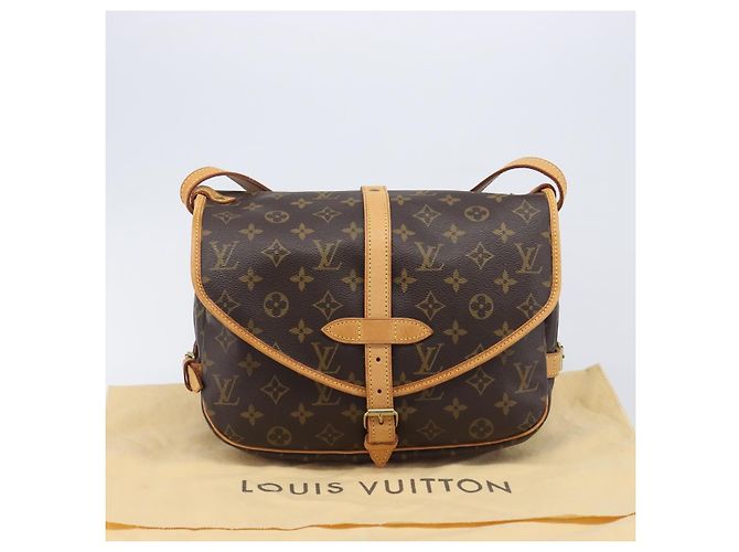 LOUIS VUITTON Monogram Saumur 30 Shoulder Bag M42256 LV - vista 37