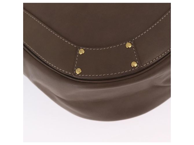 Chloé Chloe Eden Shoulder Bag Leather Gray Gold - vista 15