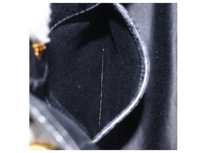 Miu Miu Hand Bag Leather 2way Black Gold Tone - vista 25