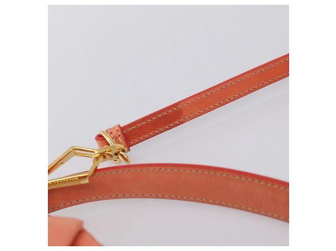 PRADA Hand Bag Leather 2way Pink Gold Tone - vista 9