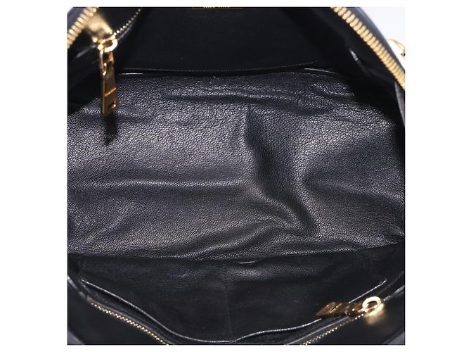 Miu Miu Hand Bag Leather 2way Red Gold - vista 10