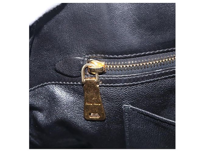 Miu Miu Hand Bag Leather 2way Red Gold - vista 25