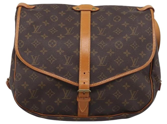 LOUIS VUITTON Monogram Saumur 35 Shoulder Bag M42254 LV - vista 13