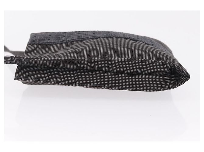 Hermès HERMES Her Line Pochette Shoulder Bag Canvas Gray - vista 5