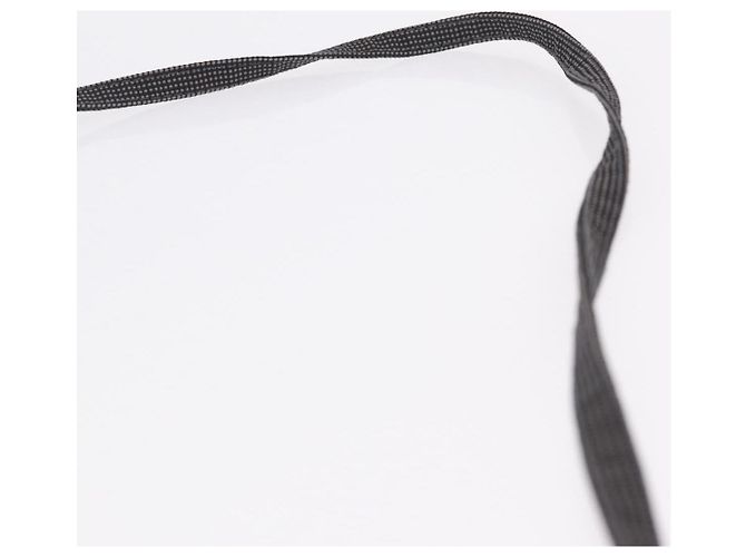 Hermès HERMES Her Line Pochette Shoulder Bag Canvas Gray - vista 8