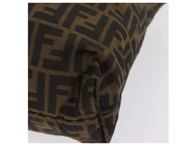 FENDI Zucca Canvas Tote Bag Brown Silver - vista 15