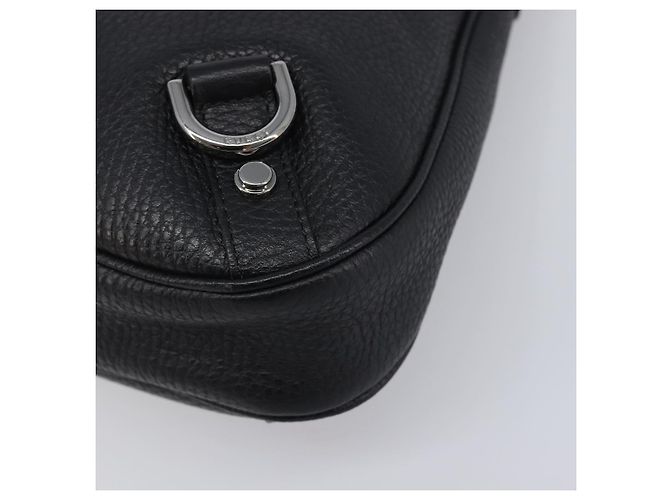 GUCCI Hand Bag Leather Black Silver 268637 - vista 14