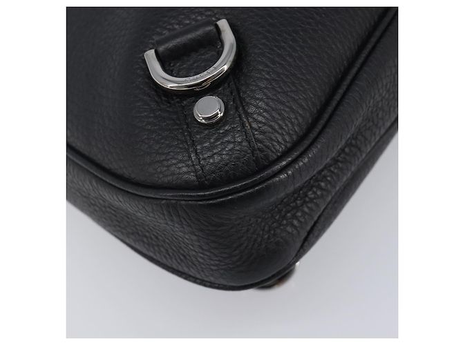 GUCCI Hand Bag Leather Black Silver 268637 - vista 15
