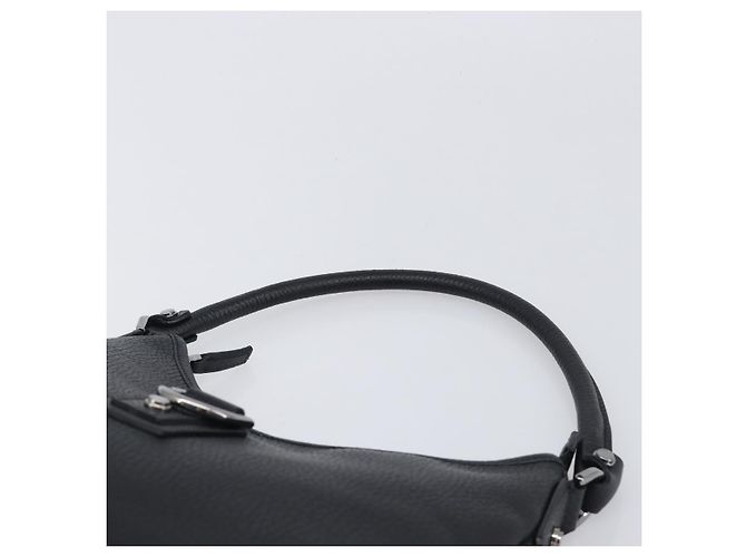 GUCCI Hand Bag Leather Black Silver 268637 - vista 8