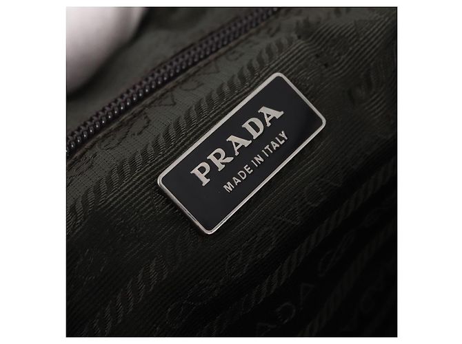 PRADA Mini Boston Bag Boston Bag Leather 2way Brown Silver B11075 - vista 23