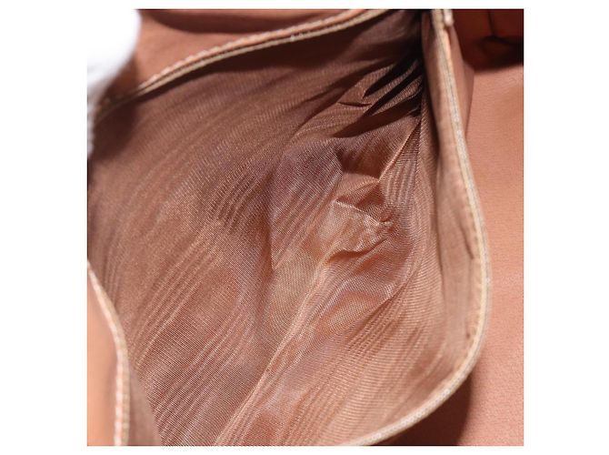 Céline CELINE Macadam Canvas Hand Bag PVC Leather Brown Gold - vista 22