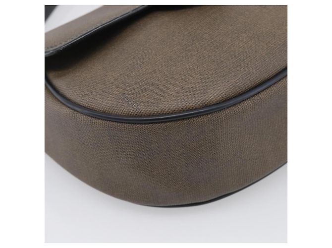 FENDI Shoulder Bag Coated Canvas Beige Gold - vista 11