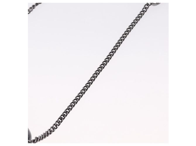 Bulgari BVLGARI Serpenti Chain Shoulder Bag Leather Gray Silver - vista 8