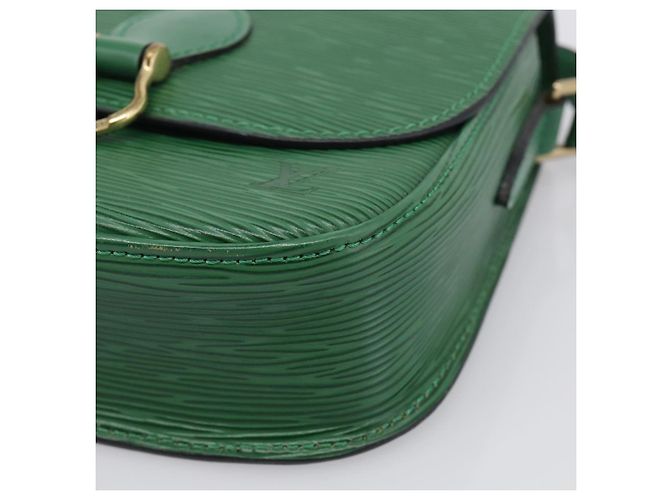 Saint-Cloud LOUIS VUITTON Epi Saint Cloud PM Shoulder Bag Green M52214 LV - vue 15