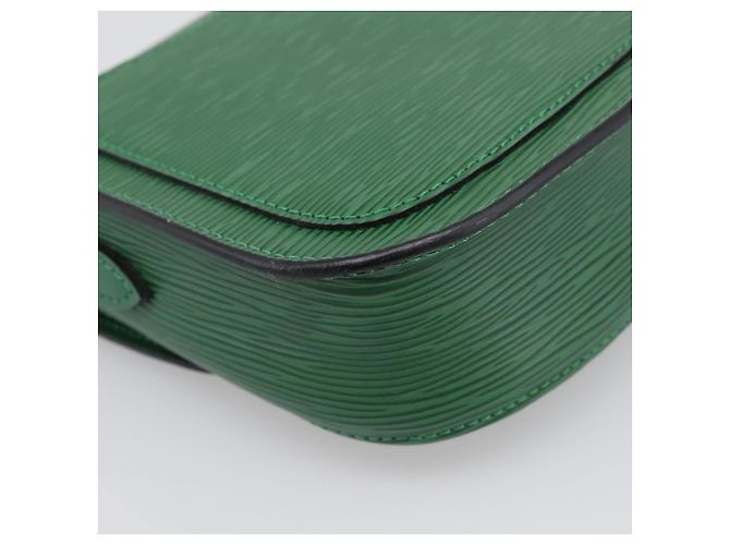 Saint-Cloud LOUIS VUITTON Epi Saint Cloud PM Shoulder Bag Green M52214 LV - vue 18