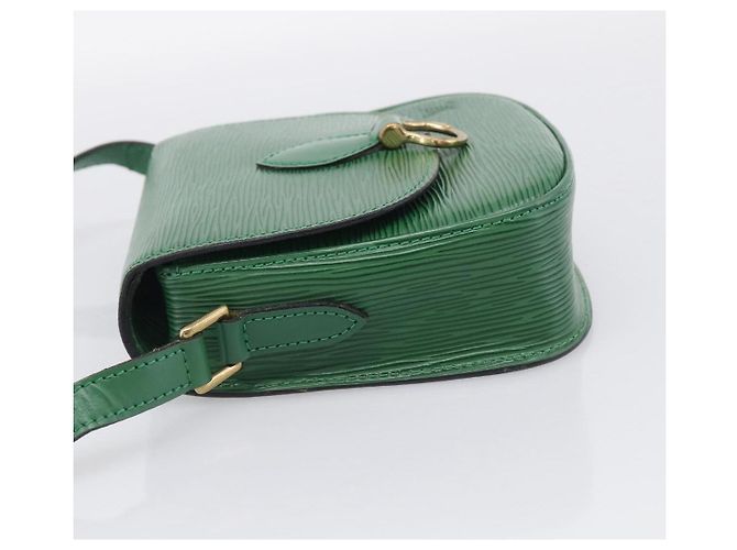 Saint-Cloud LOUIS VUITTON Epi Saint Cloud PM Shoulder Bag Green M52214 LV - vue 3
