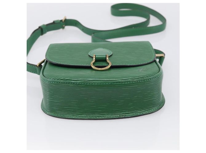 Saint-Cloud LOUIS VUITTON Epi Saint Cloud PM Shoulder Bag Green M52214 LV - vue 5
