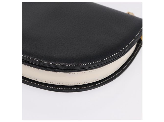 FENDI Shoulder Bag Leather Black Gold - vista 15