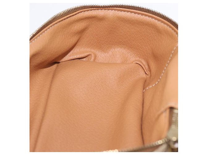 Céline CELINE Macadam Canvas Vanity Hand Bag PVC Beige Gold - vista 22