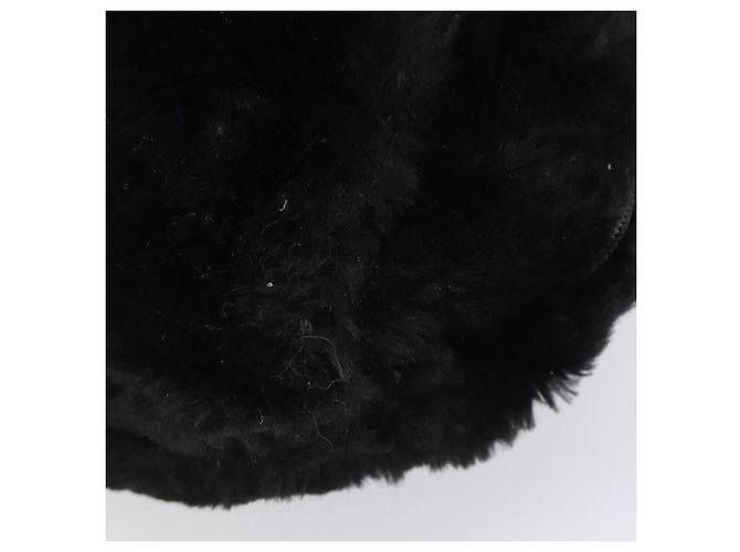 FENDI Tote Bag Acrylic Fur Black - vista 10