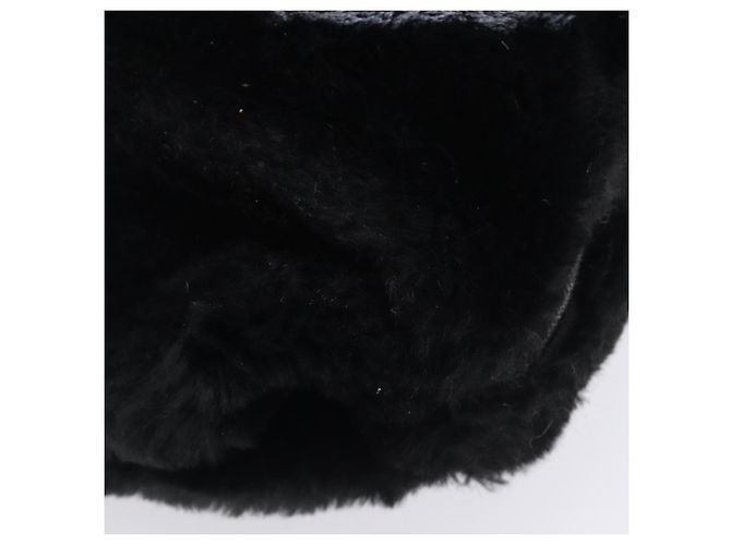 FENDI Tote Bag Acrylic Fur Black - vista 13