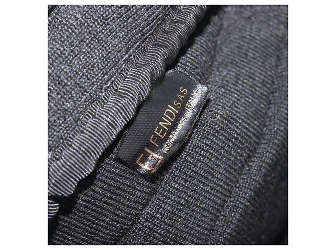 FENDI Tote Bag Acrylic Fur Black - vista 16