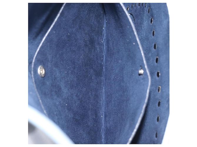 Céline CELINE Shoulder Bag Leather Light Blue Silver - vista 27