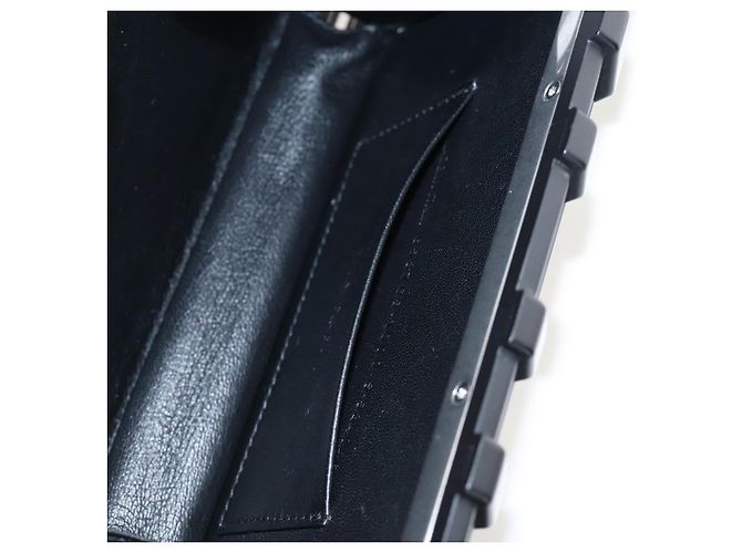 Balenciaga Toolbox Shoulder Bag Plastic Black Silver 658765 - vista 24
