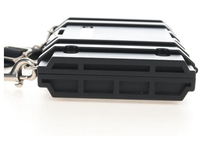 Balenciaga Toolbox Shoulder Bag Plastic Black Silver 658765 - vista 4