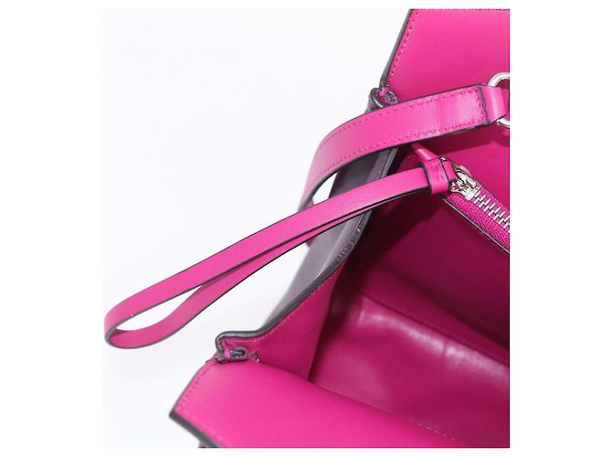 Salvatore Ferragamo Studio Bag Small Leather 2way Purple Silver - vista 28