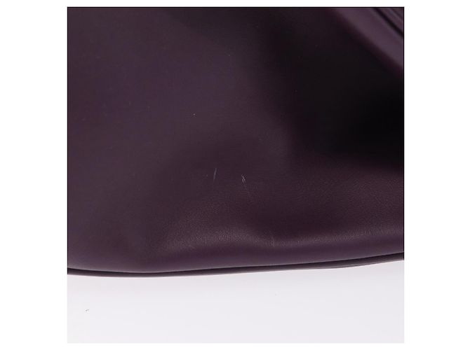 Salvatore Ferragamo Studio Bag Small Leather 2way Purple Silver - vista 4